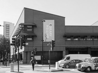 Siyah ve beyaz Londra'da British Library