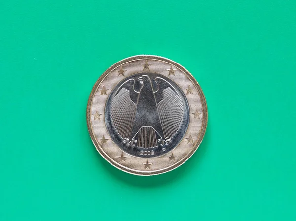 Monedas de un euro — Foto de Stock