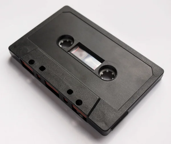 Siyah teyp kaseti — Stok fotoğraf