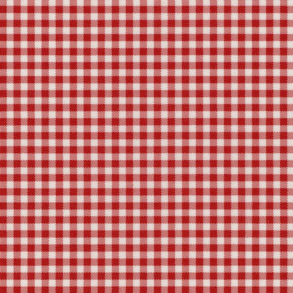 Röd rutig tyg textur bakgrund — Stockfoto