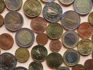 euro coins arka plan