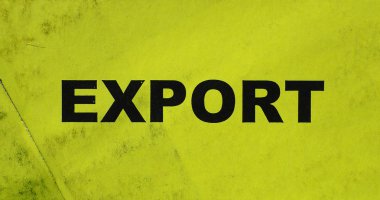 Dışa aktarma etiketli karton kutu