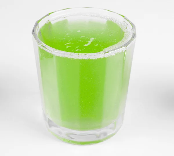 Green apple juice — Stock Photo, Image