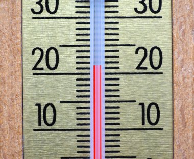 Hava sıcaklığı ölçümü için termometre