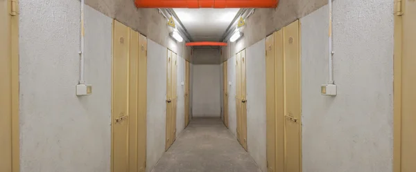 Підвал склепіння коридор — стокове фото