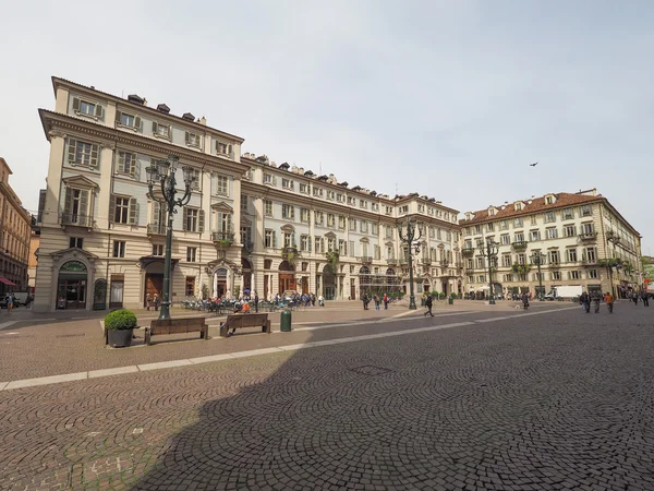 Carignano Piazza v Turíně — Stock fotografie