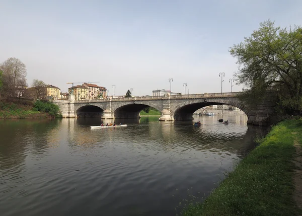 Fluss po in turin — Stockfoto