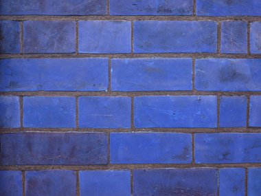 mavi tuğla duvar arkaplanı