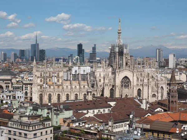 Aerial view of Milan, Italy — Stock Photo, Image