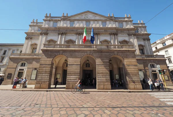 Milano'da Teatro alla scala — Stok fotoğraf