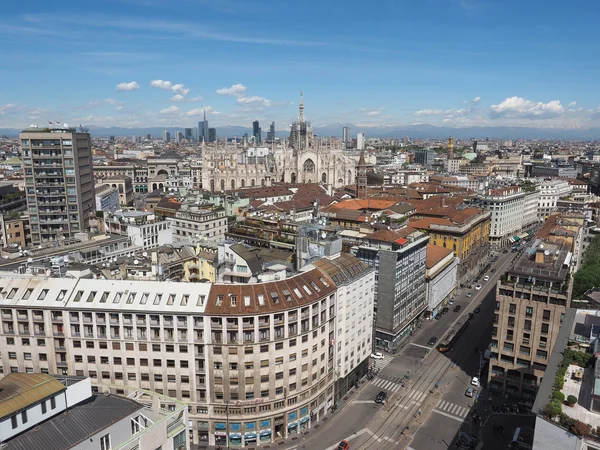 Luftaufnahme von Mailand, Italien — Stockfoto