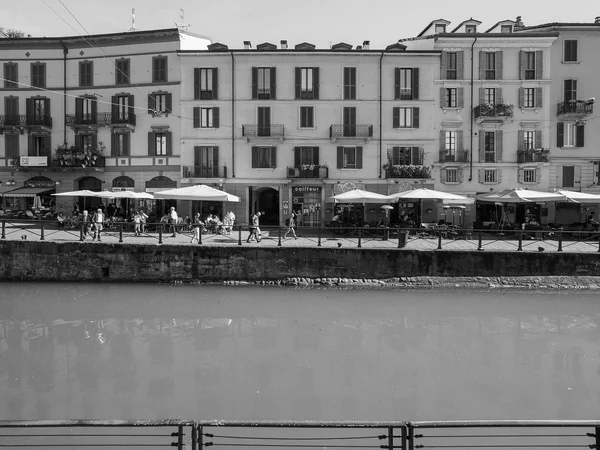 Naviglio Grande in Milan — Stock Photo, Image