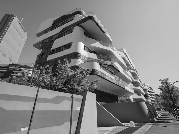 Citylife Milano bostadsområde av Zaha Hadid i Milano — Stockfoto