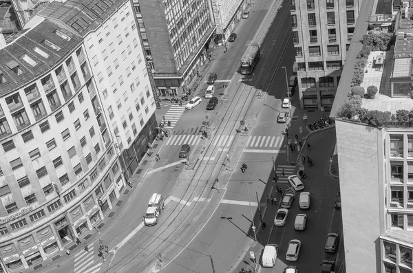 Aerial view of Milan, Italy — Stock Photo, Image