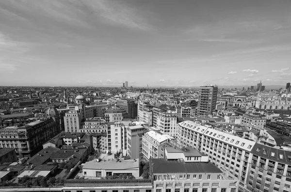 Milan, İtalya 'nın havadan görünüşü — Stok fotoğraf