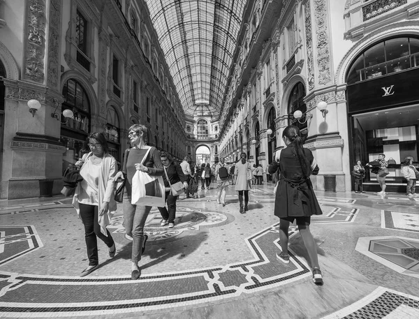 Galleria Vittorio Emanuele II em Milão — Fotografia de Stock