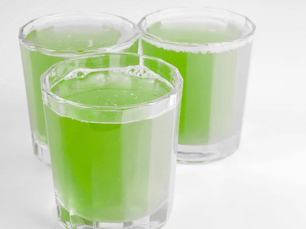 Succo di mela verde — Foto Stock