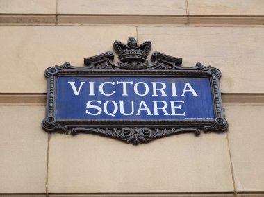 Victoria Square işareti Birmingham