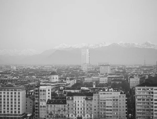 Turin skyline in the morning — Stock Photo, Image