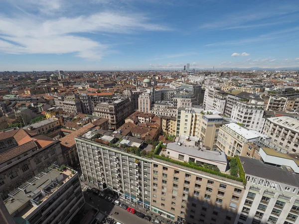 Milan, İtalya 'nın havadan görünüşü — Stok fotoğraf