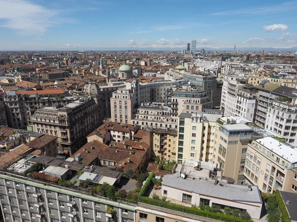 Aerial view of Milan, Italy — Stock Photo, Image