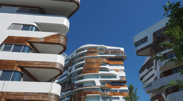 Complejo Residencial CityLife Milano por Zaha Hadid en Milán — Foto de Stock
