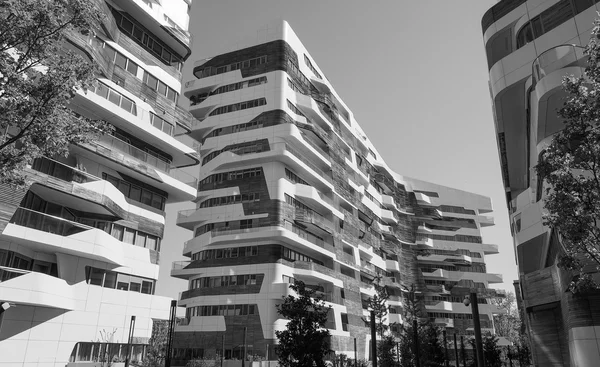 Complexo Residencial CityLife Milano por Zaha Hadid em Milão — Fotografia de Stock