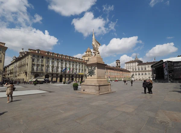 Piazza Castello en Turín — Foto de Stock