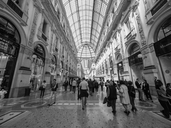 Galleria Vittorio Emanuele II in Milan — Stock Photo, Image