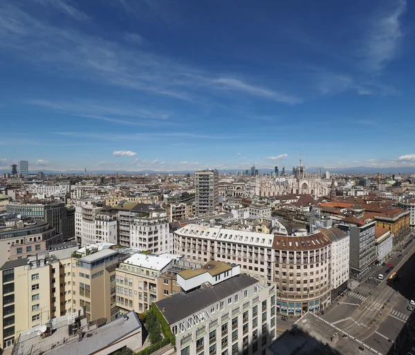 Aerial view of Milan, Italy — Stock Photo, Image