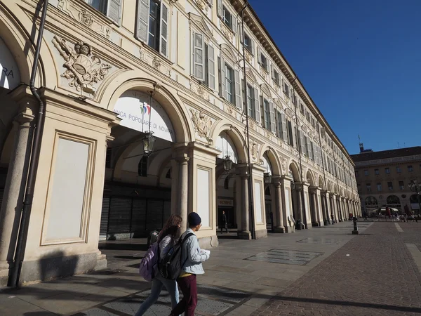 Piazza San Carlo a Torino — Foto Stock