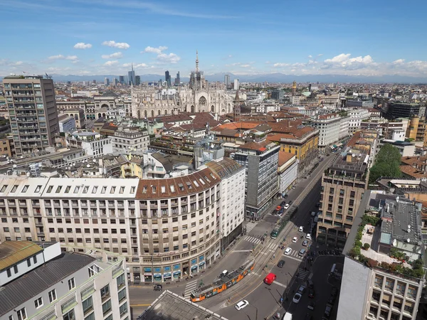 Luftaufnahme von Mailand, Italien — Stockfoto