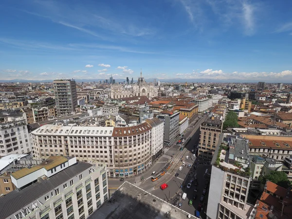 Aerial view of Milan, Italy — Stock Photo, Image