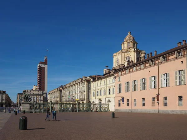 Piazza Castello in Turijn — Stockfoto