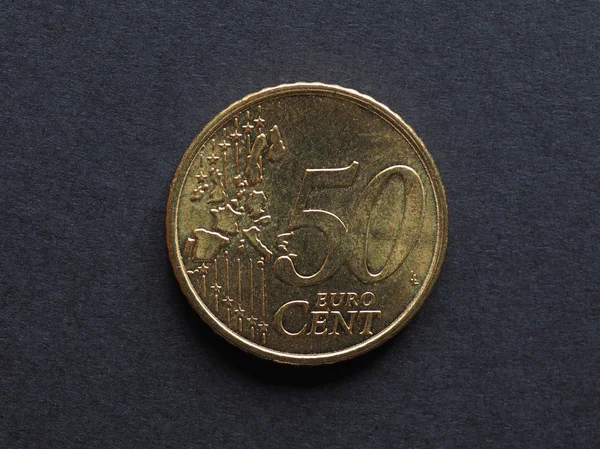 Moneda de 50 Cent Euro — Foto de Stock