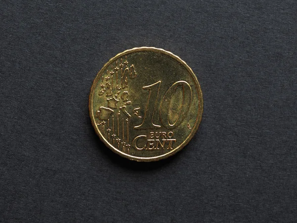 Zehn-Cent-Münze — Stockfoto