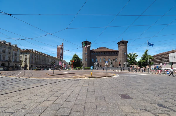 Piazza Castello w Turynie — Zdjęcie stockowe