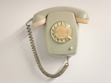 Vintage sabit hat telefon