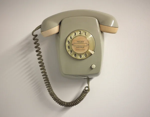 Vintage vaste telefoonlijn — Stockfoto