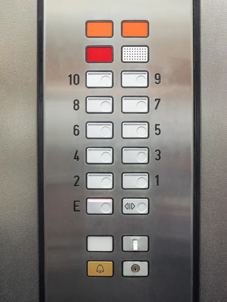Ascenseur détail clavier — Photo