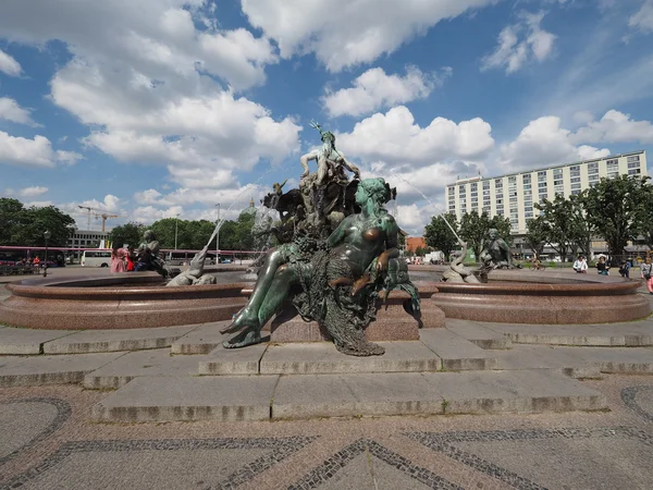 Neptunbrunnen fountain in Berlin — Stock Photo, Image