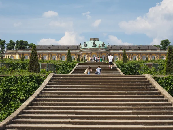 Schloss Sanssouci in Potsdam — Stockfoto