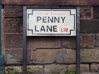 Penny Lane'e Liverpool