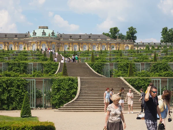 Schloss Sanssouci στο Πότσνταμ — Φωτογραφία Αρχείου