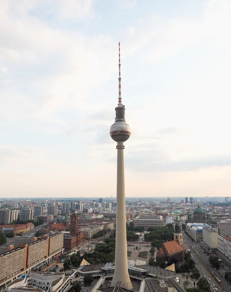 Fernsehturm (Tv věž) v Berlíně — Stock fotografie