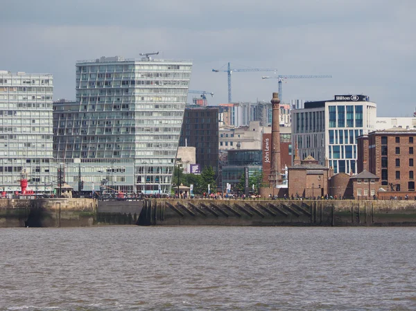 Primera línea de mar en Liverpool — Foto de Stock