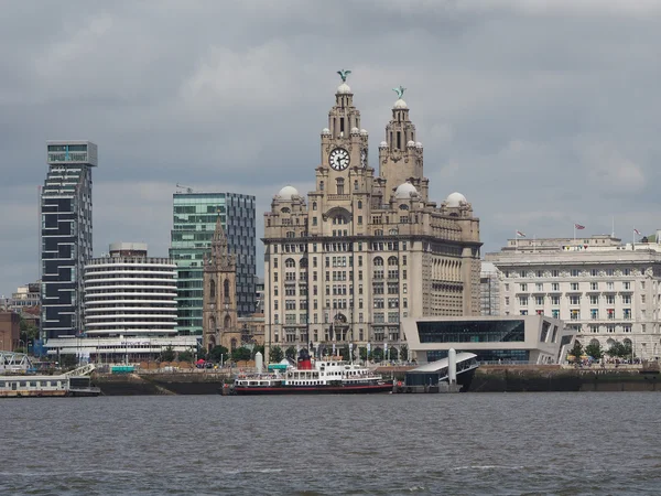 Primera línea de mar en Liverpool —  Fotos de Stock