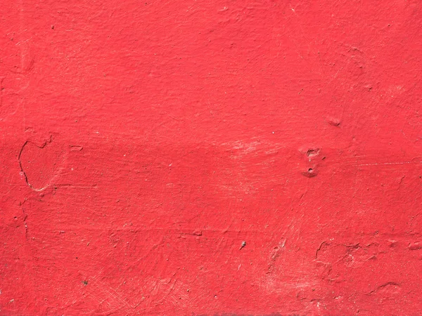 Rot gestrichene Putzwand — Stockfoto