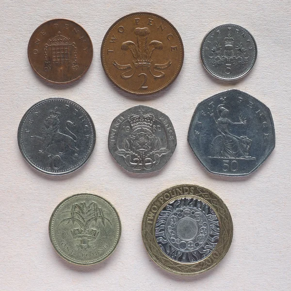 英ポンド ポンド硬貨 — ストック写真