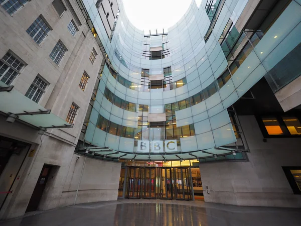 Londra'da BBC yayın evleri — Stok fotoğraf